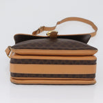 Celine Vintage Macadam Shoulder Bag Canvas and Leather - image 14
