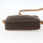 Celine Vintage Macadam Shoulder Bag Canvas and Leather - image 14