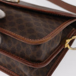 Celine Vintage Macadam Shoulder Bag Canvas Medium - image 11
