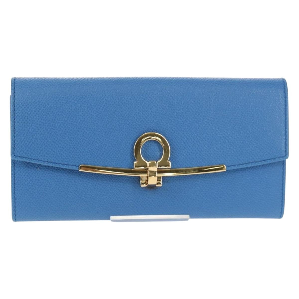 Salvatore Ferragamo Gancini Flap Continental Wallet Leather Long - image 1