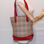 Burberry Nova Check Tote Canvas and Leather - image 12