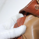 Celine Vintage Macadam Shoulder Bag Canvas and Leather - image 7
