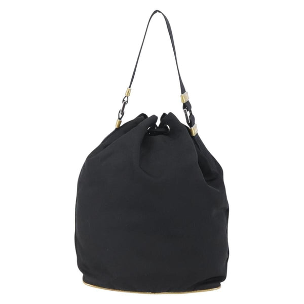 Prada Duet Drawstring Bucket Bag Tessuto Small