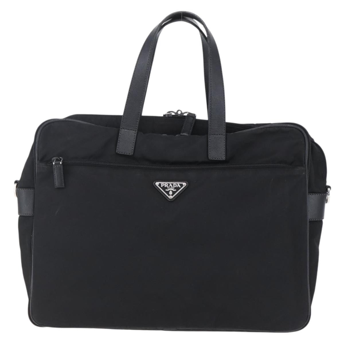Prada Convertible Front Zip Briefcase Tessuto with Saffiano Leather Large - image 1