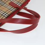 Burberry Nova Check Handbag Leather and Nylon - image 6