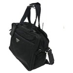 Prada Expandable Front Zip Boston Bag Tessuto Large - image 3