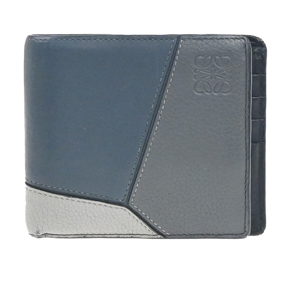 Loewe Puzzle Stitches Bifold Wallet Leather Compact - image 1