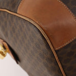 Celine Vintage Macadam Boston bag Canvas and Leather - image 9