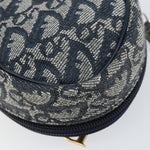 Christian Dior Vintage Saddle Coin Purse Diorissimo Canvas - image 8