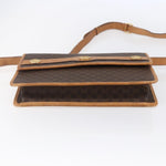 Celine Vintage Macadam Shoulder Bag Canvas and Leather - image 14