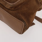 Gucci Gucci bamboo backpack daim mini - image 10