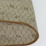 Christian Dior Vintage Honeycomb Shoulder Bag Canvas and Leather - image 9