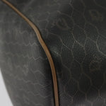 Christian Dior Vintage Honeycomb Handbag Canvas Leather - image 8