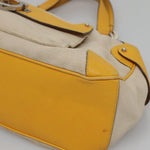 Salvatore Ferragamo Gancini handbag Canvas and Leather - image 8