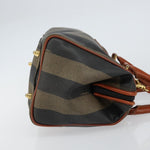 Fendi Vintage Pequin Convertible Boston Bag Coated Canvas Small - image 3