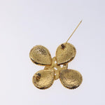 Chanel CC Cross Badge Brooch Metal - image 4