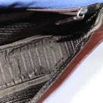 Prada Impunturato Buckle Flap Messenger Bag Canvas - image 20
