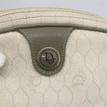 Christian Dior Vintage Honeycomb Shoulder Bag Canvas and Leather - image 12
