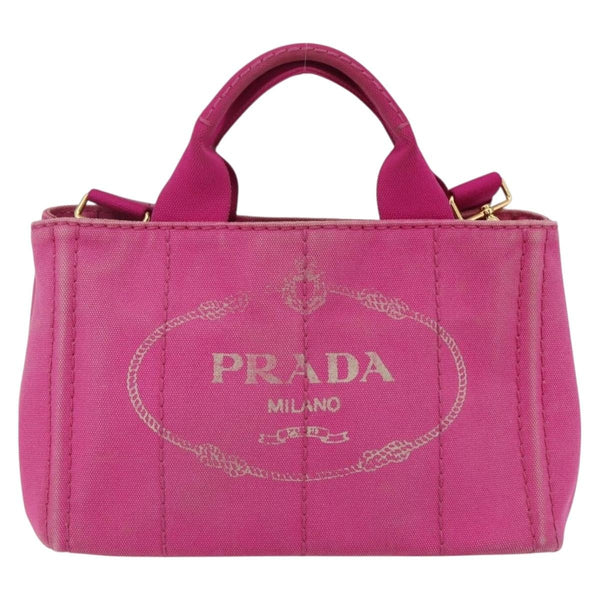Prada Canapa Convertible Tote Canvas Small - image 1