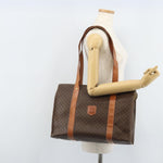 Celine Vintage Macadam Handbag Canvas and Leather - image 14
