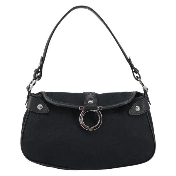 Salvatore Ferragamo Gancini Shoulder Bag Canvas - image 1