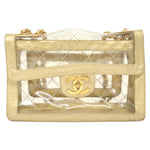 Chanel Classic Single Flap Bag Quilted Applique Vinyl Jumbo 30 x 20 x 10 - image 13