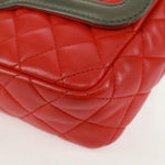 Chanel Two Tone Flap Bag Quilted Lambskin Small - image 9