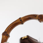 Gucci Vintage Bamboo Backpack Leather Mini - image 14