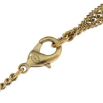 Chanel CC Chain Necklace Metal with Faux Pearls - image 4
