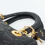 Christian Dior Vintage Lady Dior Bag Cannage Quilt Lambskin Medium - image 15