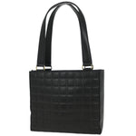 Chanel Chocolate Bar CC Tote Quilted Leather Small - image 2