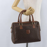Celine Vintage Macadam Handbag Canvas and Leather - image 14