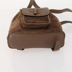 Gucci Gucci bamboo backpack daim mini - image 14