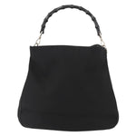 Gucci Vintage Bamboo Handle Open Hobo Nylon Medium - image 18