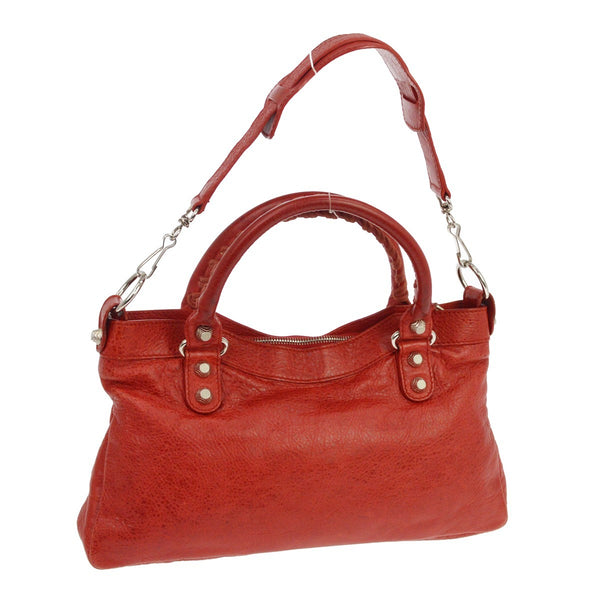 Balenciaga City Giant Studs Bag Leather Medium