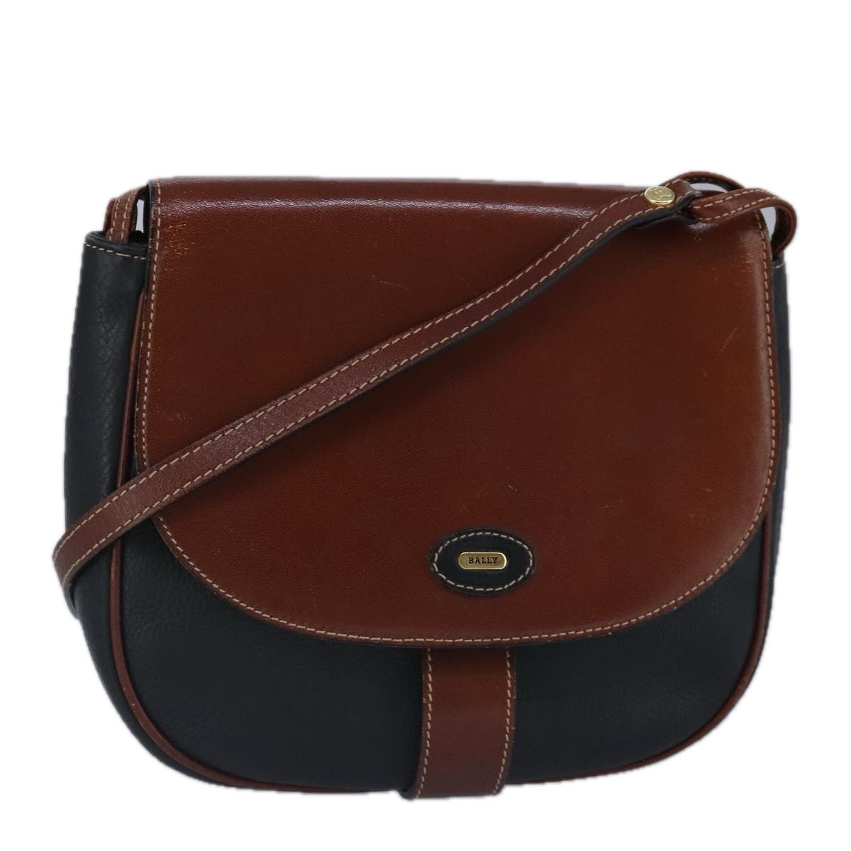 Bally Vintage Shoulder Bag Leather - image 1