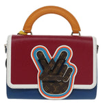 Louis Vuitton Twist Top Handle Bag Limited Edition Peace Love Epi and Monogram Canvas MM - image 1