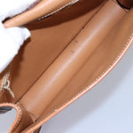 Celine Vintage Macadam Circle Logo Shoulder Bag Canvas and Leather - image 5