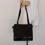 Chanel Vintage Logo Tote Suede Medium - image 15
