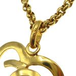 Chanel CC Heart Pendant Necklace Metal - image 3