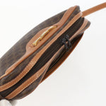 Celine Vintage Macadam Shoulder Bag Canvas and Leather - image 16