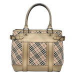 Burberry Nova Check Tote Canvas and Leather - image 2