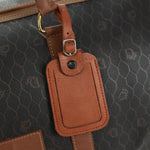 Christian Dior Vintage Honeycomb Boston bag Canvas and Leather - image 18