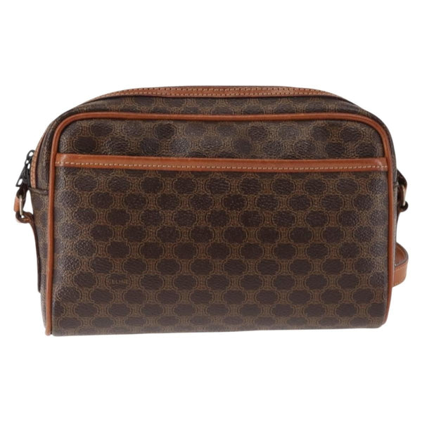 Celine Macadam Shoulder Bag PVC Leather