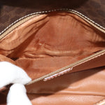 Celine Vintage Macadam Circle Logo Shoulder Bag Canvas and Leather - image 17