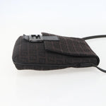 Fendi Vintage Flap Crossbody Bag Zucchino Canvas Small - image 4