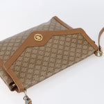 Celine Vintage Macadam Shoulder Bag Canvas and Leather - image 14