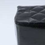 Chanel Vintage So Black Diana Flap Bag Quilted Patent Medium - image 13