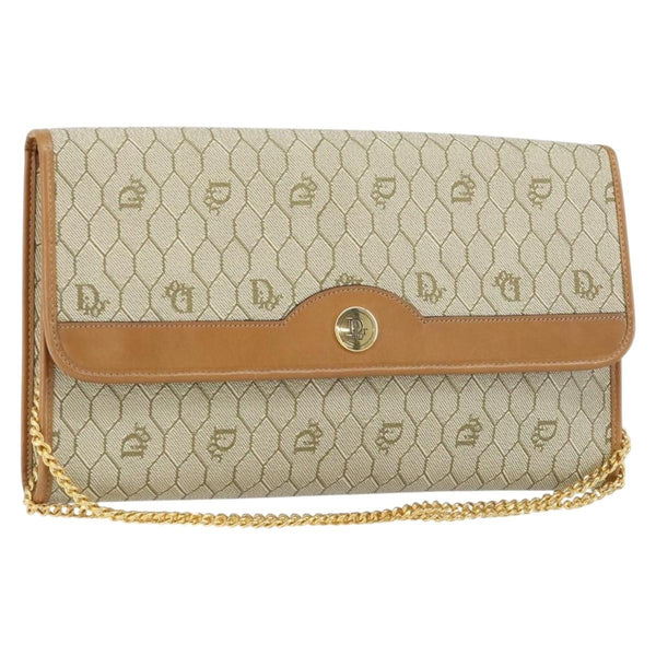 Christian Dior Vintage Honeycomb chain Canvas - image 1