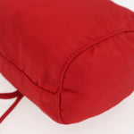 Prada Drawstring Wristlet Bucket Bag Tessuto Small - image 12